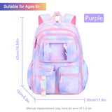 Girl School Backpacks Cute Candy Color Large Capacity Schoolbags