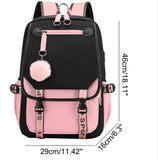 Young Boys Girls Students School Backpacks Harajuku Fashion Travel Rucksack Schoolbags