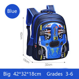 Kid Boy Personalized 3D Car Backpack Fun Cartoon School Bag