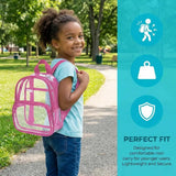 Kid Mini Clear Backpack Stadium Transparent PVC Waterproof Bookbags