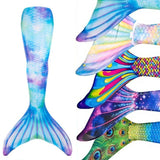 Kids Girls Swimming Mermaid Swimwear Tail Add Monofin Fin