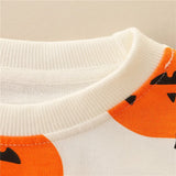 2-7Y  Halloween Kids Girl Boy Cotton Pumpkin Sweatshirt