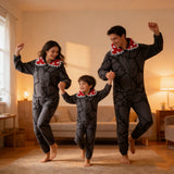 Family Matching Adult Kid Demogorgon Plant Design Onesie Christmas Pajamas