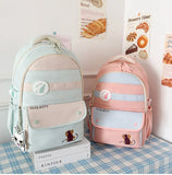 Kids Girl Backpacks Fashionable Cute Large Capacity Travel Versatile School Bag