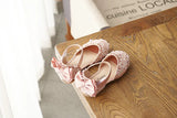 Kid Girl Spring Beauty Pointed Toe Leather Party Shoes