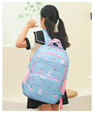 Kids Backpack Large Capacity Lightweight Durable School Bags for Grade 1-6 Students