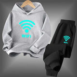 2-12Y Kid Boy Girl Casual Outdoor Sports Fall Winter Fashion Suit 2 Pcs Set
