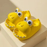 Dinosaur Children's Slippers Summer Boys and Girls Thick Bottom Non-slip Indoor Home Cartoon Parent-child Sandals Slippers