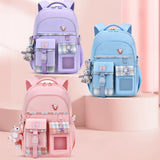 Kid Girl Large Capacity Spine Protection Leisure Backpack Schoolbags with Multiple Pockets