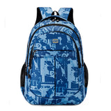 Fashion Printed Camouflage Student Boys Backpack Large Capacity Lightweight Schoolbags
