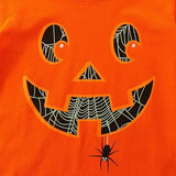 1-7T Kid Baby Toddler Halloween Long Sleeve Pumpkin  Cotton T-Shirt Tops