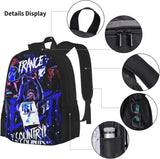 Kid Jey Wrestler USO Backpack 3 Pieces Set With Lunch Box Pencil Case