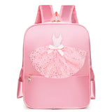 Kid Girl Cute Nylon Ballet Dance Backpack Large Capacity Waterproof Schoolbag
