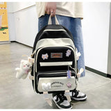 5 In 1 Kid Girl School Bag Multifunctional Large Capacity Casual Travel Backpack