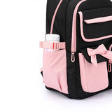3 Pcs Kid Teenage Travel  Large capacity Nylon Backpack Fashion Candy Bookbags