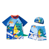 Kid Baby Boy Split Swimsuit Short Sleeve Quick-drying Swimwear