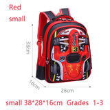 Kid Boy Personalized 3D Car Backpack Fun Cartoon School Bag