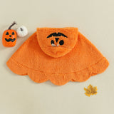 0-4Y Toddler Baby Boys Girls Cloak Jacket Halloween Pumpkin/Ghost Costume