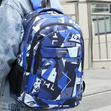 Kid Student  Large Capacity Travel Versatile Print Backpack 16 Inch