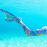 Kids Girls Swimming Mermaid Swimwear Tail Add Monofin Fin
