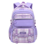 Kid Teenager Girl Backpack Pink Purple  Cute Waterproof Kawaii Schoolbag