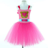 6M-12T Kid Baby Girls Super Kitties Tutu Halloween Cartoon Carnival Party Perform Princess Dress