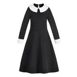 4-14Y Kids Birthday Party Halloween Gothic Witch Carnival Dresses