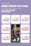 Children's Sneakers Roller Shoes With 4 Wheel Outdoor Parkour Skates Dual-Use Kids Girls Boys Roller Skates Glowing LED Light