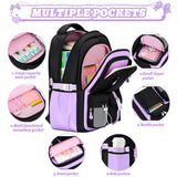 3Pcs/Set Back To School Backpack Student Large Capacity Schoolbag