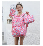 Geometric Printed Primary Junior High School Bag Waterproof Large Backpacks
