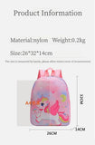 Kindergarten Girl Backpack Cartoon Cute Unicorn Mermaid Print Schoolbag