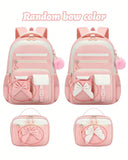 3 Pcs/set Elementary High School Bags Large Capacity Cute Backpack