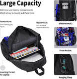 Kid Jey Wrestler USO Backpack 3 Pieces Set With Lunch Box Pencil Case