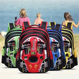 Kid Boy Personalized 3D Car Backpack Fun Cartoon School Bag