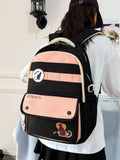 Kids Girl Backpacks Fashionable Cute Large Capacity Travel Versatile School Bag
