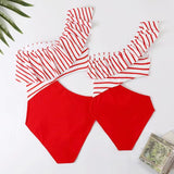 Family Matching Mother Daughter Swimsuits Mommy and Me Bikini Swimwear