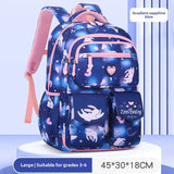 Cute Schoolbag Kid Girls Cartoon Bookbag Large Capacity Lightweight Backpack