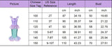 Kid Girl Little Mermaid Ariel Princess Carnival Summer Purple Dress