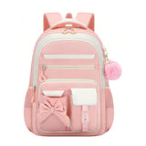 3 Pcs/set Elementary High School Bags Large Capacity Cute Backpack