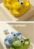 Dinosaur Children's Slippers Summer Boys and Girls Thick Bottom Non-slip Indoor Home Cartoon Parent-child Sandals Slippers