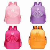 Kid Girl Cute Nylon Ballet Dance Backpack Large Capacity Waterproof Schoolbag