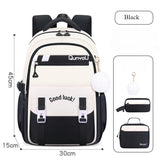 3pcs/set Kids Girl Fashion Schoolbags Backpack With Lunch Box Pencil Case Set