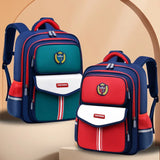 British Primary Students Backpack Large Capacity Lightweight Waterproof Book Bag