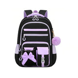 3 Pcs/set Elementary High School Bags Large Capacity Cute Backpack