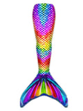Kids Girls Swimming Mermaid Swimwear Tail Add Monofin Fin