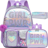 Students Kid Girl Backpack School Cute Backpack 3 Pcs/set