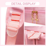 Kid Girl Cute Nylon Ballet Dance Backpack Large Capacity Waterproof Schoolbag