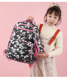 Elementary School Students Trendy Backpack Korean Double Shoudler Bags