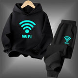 2-12Y Kid Boy Girl Casual Outdoor Sports Fall Winter Fashion Suit 2 Pcs Set
