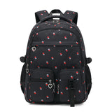 Kid Student Nylon Sweet Strawberry Print School Bag Backpacks